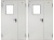 Купить Специальная металлическая противопожарная дверь ДПС2-60 2103х1356х76 в Сочи. В наличии и под заказ в каталоге