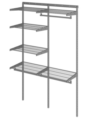 Купить Гардеробная система OPTIMA G120 графит в Сочи. В наличии и под заказ в каталоге